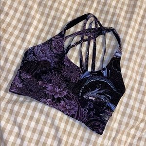 lululemon floral sports bra